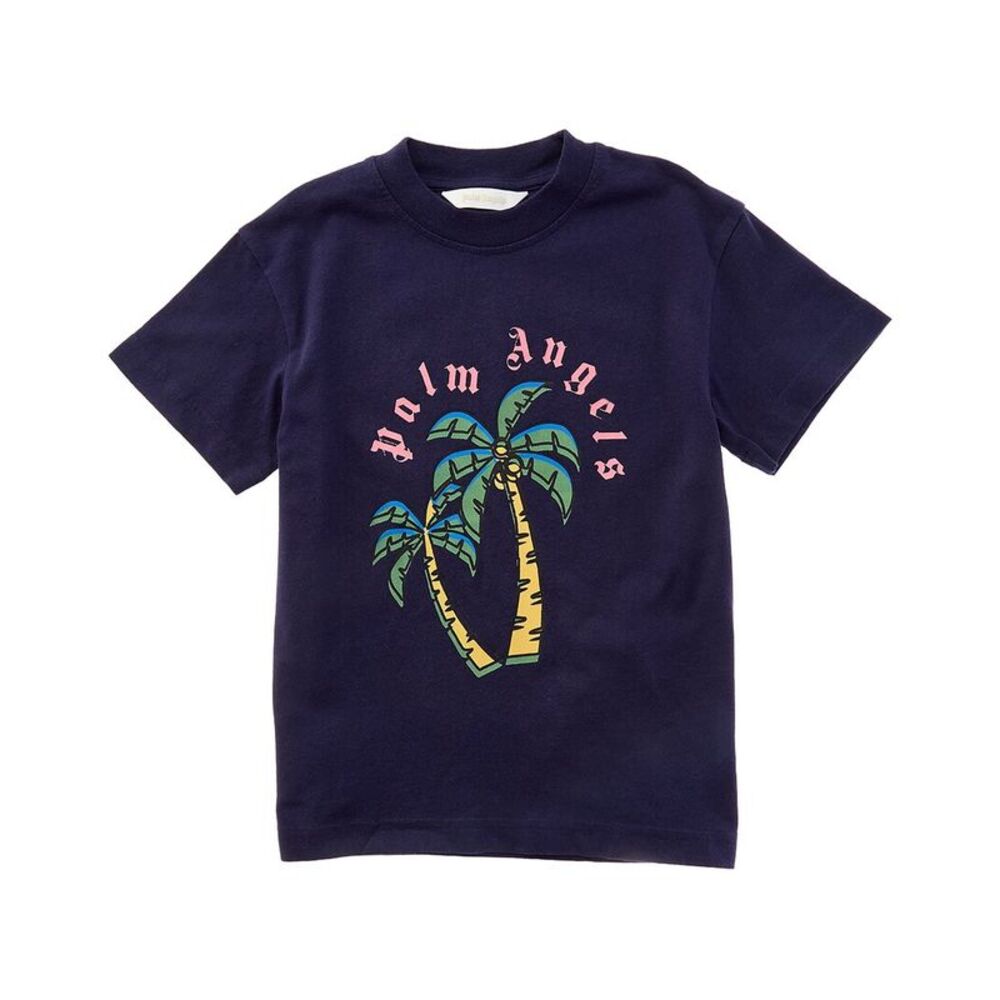 Palm Angels Girls Palms T-Shirt, Blue